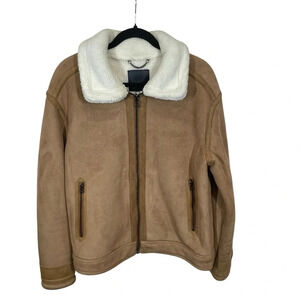 Blank NYC Snowed In Faux Fur Lined Jacket men’s small